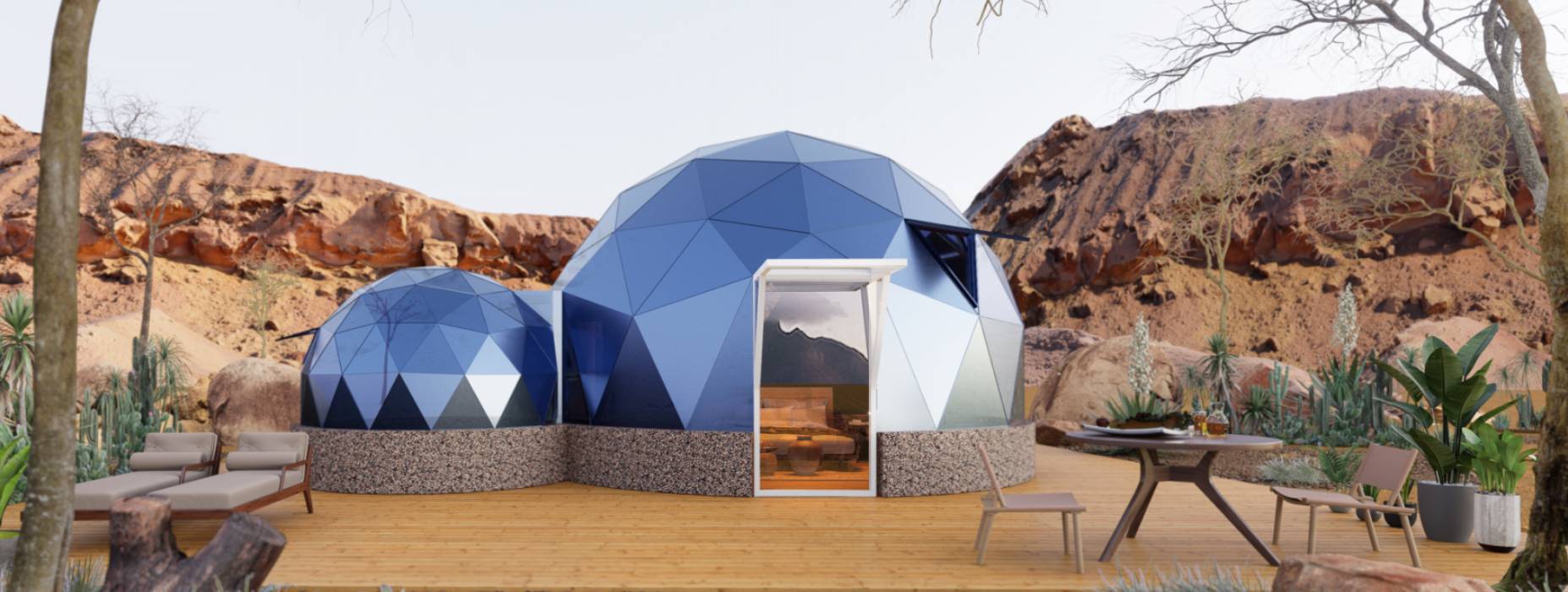 榕江县球形智能光伏玻璃星空房