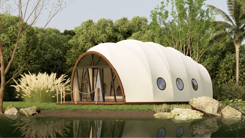 星空帐篷酒店建造